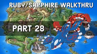 Pokemon RubySapphire Walkthrough  Part 28  Seafloor Cavern [upl. by Onairotciv]