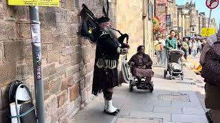 Bagpiper Busking  Atholl Highlanders ‘Jig Version’ [upl. by Ramses494]