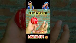 CROSS SEAM BOWLING ANGLE 🥎  1558 KPH 🔥 BOWLING shorts cricket bowling fastbowling viral [upl. by Rivi]