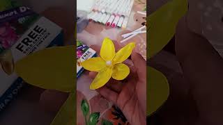 DIY plastic spoon flower 🌺🌹 [upl. by Niltac]