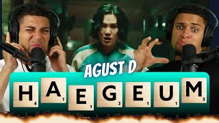 Agust D Haegeum Official MV  REACTION [upl. by Suoiradal98]