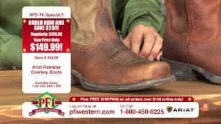 New Ariat Rambler Cowboy Boots and Rambler Work Boots [upl. by Caralie]