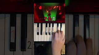 Alastors Breakdown Song Piano Tutorial shorts [upl. by Atnovart805]