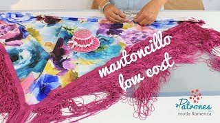 Mantoncillo de flamenca low cost  Tutorial [upl. by Rosy]