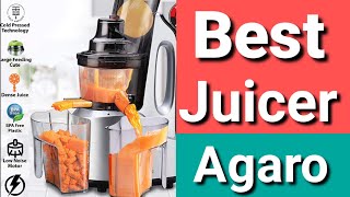 Best cold press juicer 2023  Agaro slow juicer  Slow juicer review 2023  Juicer machine reviews [upl. by Rose]