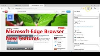 First Look Of Microsoft Edge Browser  Windows 10 [upl. by Jacoby]