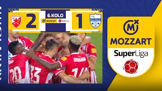 Mozzart Bet Super liga 202324  6Kolo CRVENA ZVEZDA – NOVI PAZAR 21 10 [upl. by Crofoot]