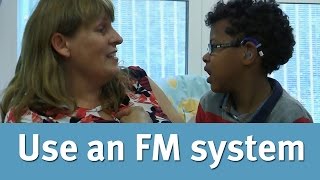 My deaf child using an FM system at home [upl. by Mellisent]