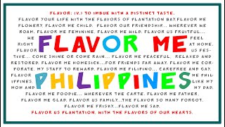 Flavor Me Filippinerna Flavor Me Plantation Bay [upl. by Leva]