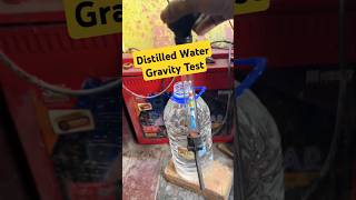 Distilled Water Gravity Test By Hydrometer shorts solar battery [upl. by Llednyl]