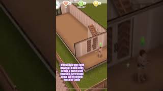 Sims FreePlay House building I’m stuck simsfreeplay [upl. by Wiese]