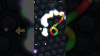 Slitherio Game Play moment capture gaming slithersnake snakegame [upl. by Ainevuol302]