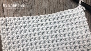 Single Crochet Thermal Stitch  How to Crochet [upl. by Nhguavad]