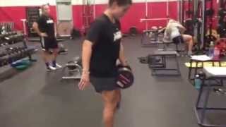 1 Leg Straight Leg Deadlift 60 lbs [upl. by Arva]