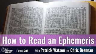 How to Read an Ephemeris for Astrology [upl. by Assennev80]