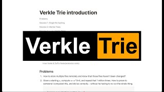 Verkle Trie 从 0 到 1 [upl. by Nomihs]