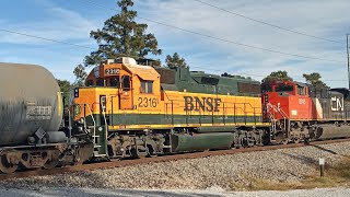 CN L516 passes through Laplace LA [upl. by Nylirak]