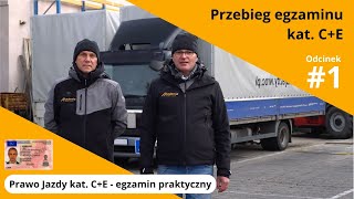 Egzamin praktyczny kat CE  odc1  przebieg egzaminu praktycznego  Akademia Dobrej Jazdy [upl. by Gaulin]