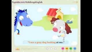 Kids Songs English  quotBrown Bearquot HD  Kids Learn Color [upl. by Chae559]