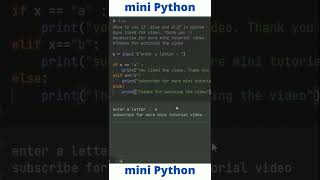 Mini tuto Python programmation in 60s 2 [upl. by Ahsilyt]