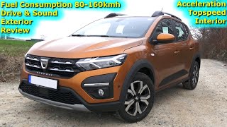 2022 Dacia Sandero Stepway TCe 90 91 PS TEST DRIVE [upl. by Naveb]