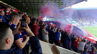 Glasgow Rangers Fans vs Sheffield Wednesday 2017 [upl. by Dranoel]