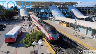 TOUR  A Two Minute Tour of Millbrae Caltrain and BART Station [upl. by Nailuj]