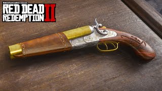 RED DEAD REDEMPTION 2  SAWEDOFF SHOTGUN Weapons Customization amp Showcase [upl. by Lamhaj]