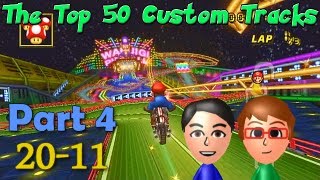 Mario Kart Wii  The Top 50 Custom Tracks 2013  Part 4 By Troy and Colton [upl. by Akenahs]