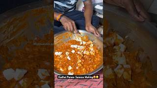 Kadhai Paneer Samosa Making😍😋 Indian Street Food [upl. by Nnahgem836]