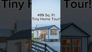 499 Sq Ft Tiny Home Tour smallliving rvlife wellbuilt vacationhomes country cozy solidwood [upl. by Olimpia308]