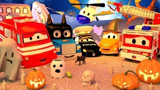 Thành phố xe đặc biệt 🎃 HALLOWEEN 🎃 🚓 🚒 những bộ phim hoạt hình về xe tảiVietnamese Cartoons [upl. by Phelips560]