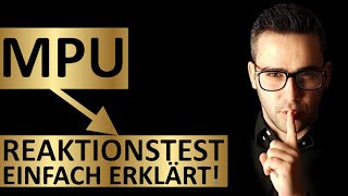 AUFGEDECKT  So sieht der MPU Reaktionstest im Detail aus  2018 [upl. by Nostets]