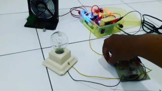 Test run Dimmer circuit using triac bta41600  Dimmer Lamp [upl. by Auohp]