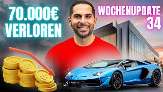 Lohnt sich der Einstieg in den Autohandel noch 70000 € Verlust an zwei Autos Wochenupdate 34 [upl. by Atinauq]