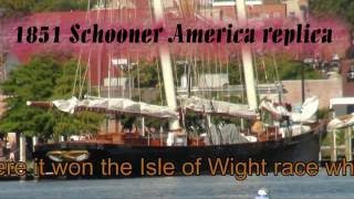 The Schooner America visiting Annapolis Sept 142016 [upl. by Ahseela]