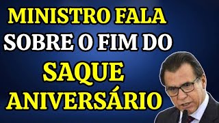 FGTS MINISTRO FALA SOBRE O FIM DO SAQUE ANIVERSÁRIO E SOBRE O CONSIGNADO DO FGTS [upl. by Tildie546]