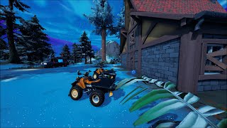 Fortnite Knock down a Timber Pine while driving a vehicle [upl. by Pegasus]