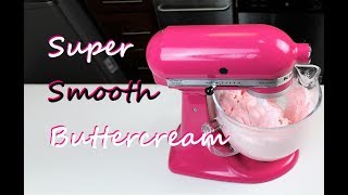 How to Make Smooth Frosting for a Cake  CHELSWEETS [upl. by Shelley229]