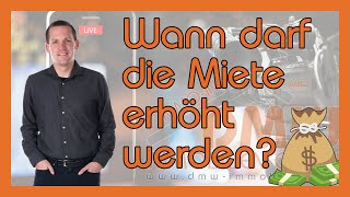 Wann darf ich die Miete erhöhen  immoinfo 103 [upl. by Mundy]