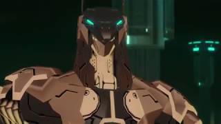 Jehuty vs Fake Anubis  real Anubis wrecks Vic Viper  Zone of the Enders 2nd Runner Mars [upl. by Ebberta]