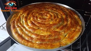 BU TARİFLE EL AÇMASI BÖREK YAPMAYAN KALMASIN‼ÇITIR ÇITIR YOK BÖYLE BIR LEZZETTT💯MAYASIZ✔OKLAVASIZ🤚 [upl. by Keldah]