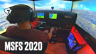 Microsoft Flight Simulator 2020  Cessna 172 Home Flight Simulator  Home Sim Pilot [upl. by Ahtnama]