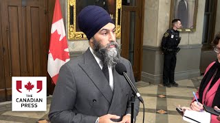 Singh calls for PM to resign after Freeland quits cabinet [upl. by Assek]