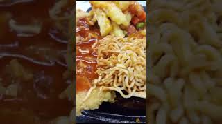 Crispy Noodles and Fried Chicken Steak A Perfect Harmony of Crunch and Juicy Bliss [upl. by Jaylene]