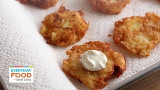 Potato Latkes  Everyday Food with Sarah Carey [upl. by Otrebtuc]