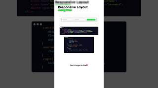 📱✨ Build a Responsive Layout Using Flexbox 💻🎨shorts shortvideo flexdesign webdesign web3 [upl. by Mikeb]