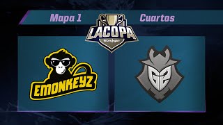 EMONKEYZ vs G2 VODAFONE  LA COPA DE LA LIGA  Cuartos  Mapa 1  Bo3 [upl. by Assilak904]