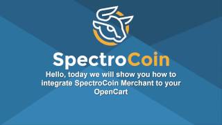 Opencart Bitcoin Merchant Extension by SpectroCoin [upl. by Berenice]