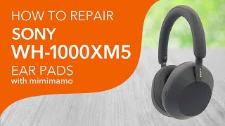 SONY WH1000XM5のイヤーパッドをmimimamoで修理・保護する方法 [upl. by Louella]